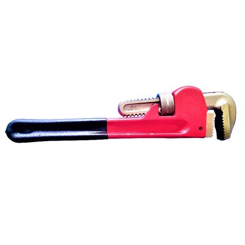 Heavy Duty Adjustable Pipe Wrench Spanner Pipe Wrench with Induction Hardened Teeth and Dip Painted Handle 300mm Ideal for Construction Heavy-Duty Applications for Industrial & Professional Use