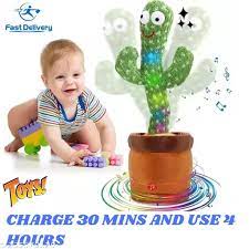 Dancing Cactus Baby Talking Toys, Mimicking Toy Volume Control, Dancing Cactus Toy Talking