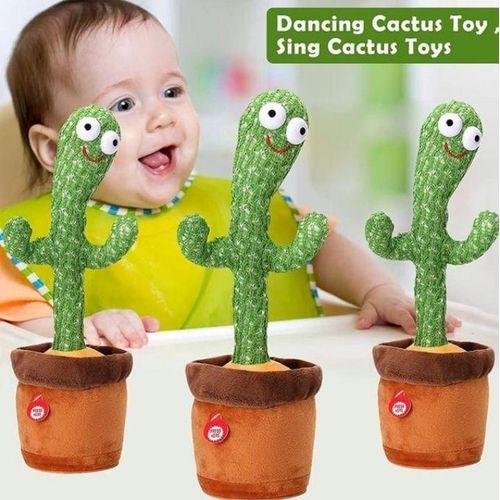 Dancing Cactus Baby Talking Toys, Mimicking Toy Volume Control, Dancing Cactus Toy Talking