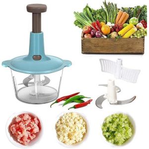 Hot Selling  Food processor chopper, manual food processor, sharp blades chopper, Mixer Cutter for Onion, Salad, Tomato, Garlic, Large Vegetable & All in one solution for fruits,nuts,herbs
