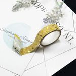 10 Rolls Mixed Glitter Washi Tape Stationery  Crafts Washi Tape Set of 10Rolls Multi-Purpose Masking Tape Great for DIY Decor- Multicolour