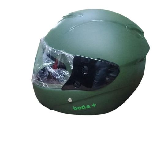 Boda Motorcycle Head Helmet - Matte Green or Black