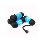 Brazilian Fashion 3pcs Brazilian Wool Brazilian Wool Hair for Braids Acrylic Hand Knitting Wool Yarn for Faux Locs Crochet Hair African Crochet Box Braids Senegalese Twist Jumbo Braids Braiding Hair