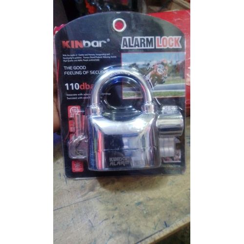 Kinbar Padlock  Alarm High Quality Alarm Lock Siren Padlock For Home & Office Security