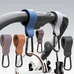2pcs Baby Stroller Hook Accessories Plastic Baby Car Carriage Hook Bear Magical Stick Hook Pram Pushchair Hanger Hanging 2 PCS Baby Stroller Hook And Loop Fastener Hook