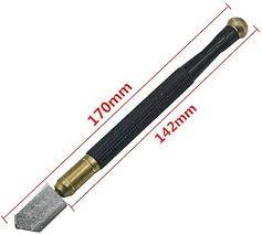 Portable Diamond Tipped Glass Cutter Cutting Tool Mirror Diamond Cutter/ Diamond Glass Cutter 1 Piece Diamond Tipped Glass Cutter