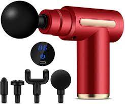 Rechargeable Deep Tissue Massage Gun | Percussion Muscle Massager for Full Body Pain Relief of Neck, Shoulder, Back, Foot for Men & Women (Multi color)Massage Gun, Deep Tissue Massage Gun, Super Quiet