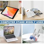 Laptop Stand, Laptop Holder Riser Computer Stand, Adjustable Aluminum Fold-able Portable Notebook Stand Aluminum Alloy Laptop Stand With Adjustable Height And Fold-able Computer Stand