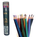 M & G Cool Cylinder Pack Of 12 Colour Pencils