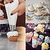 Icing Nozzles Large Piping Nozzle Stainless Steel Piping Tips Cake Piping Nozzle Set for Baking DIY Cookie Cream Cupcake Decorating Cake decorating option stainless steel nozzles icing set