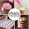 Icing Nozzles Large Piping Nozzle Stainless Steel Piping Tips Cake Piping Nozzle Set for Baking DIY Cookie Cream Cupcake Decorating Cake decorating option stainless steel nozzles icing set