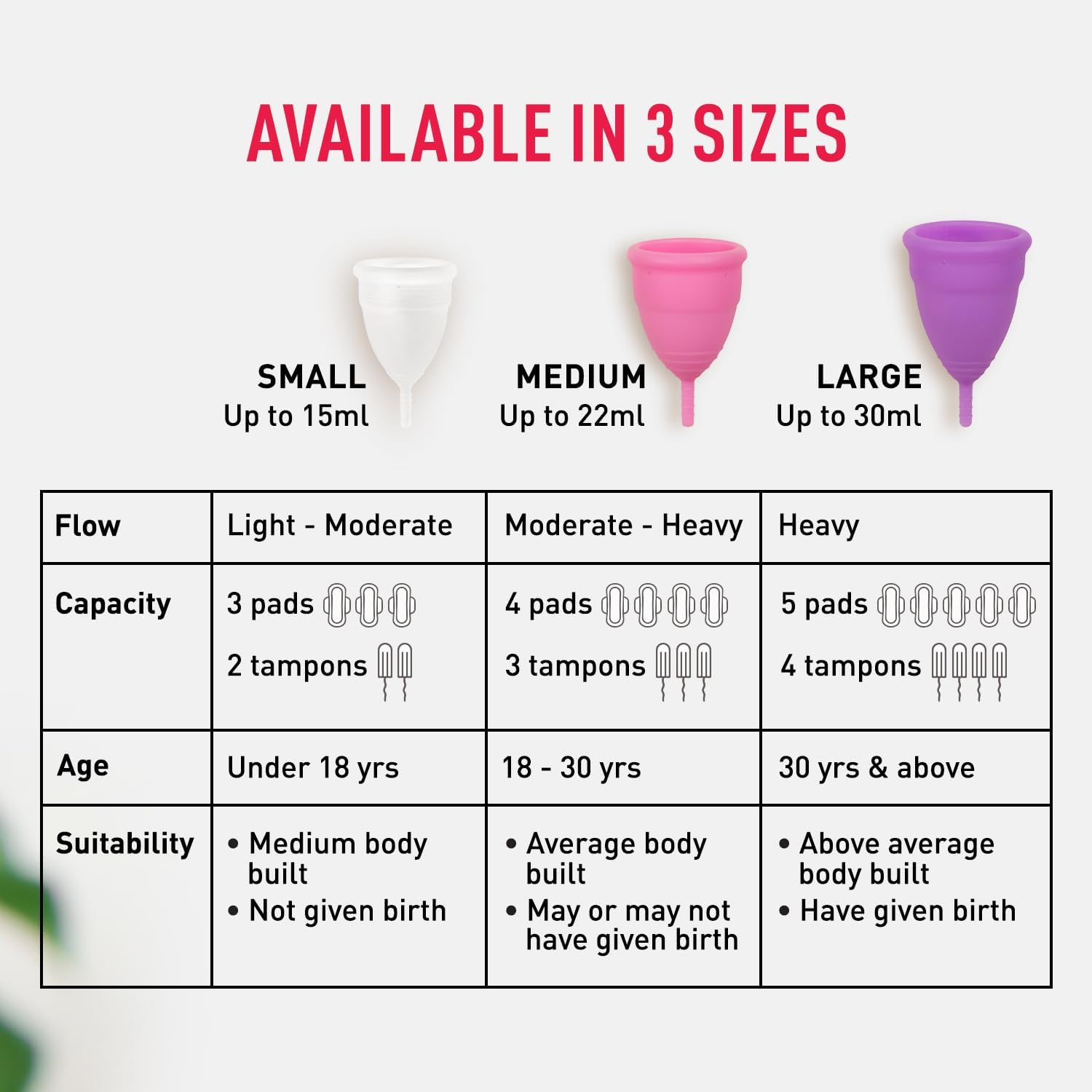 Menstrual Cups That Take Care Of Women's Health Menstrual Cup for Women| Wear for 12 Hours| Reusable Period Cup - Soft, Flexible, Leak-Proof Design, Medical-Grade Non-Toxic Silicone