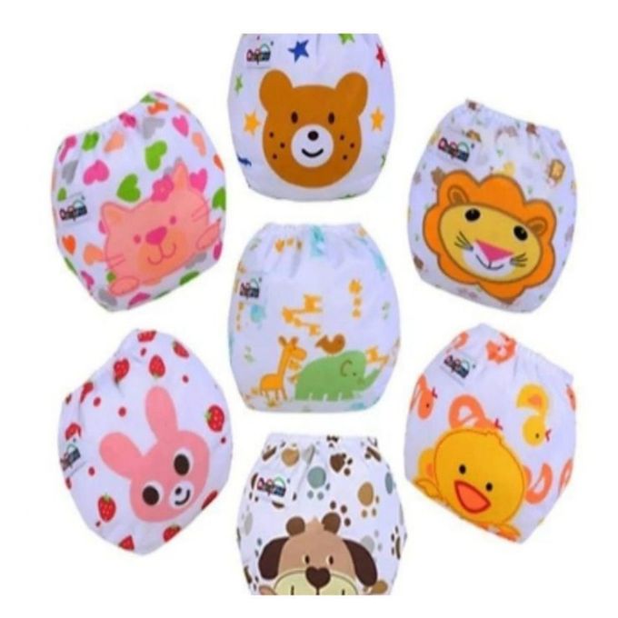 Kids Washable Diapers Washable Reusable Adjustable Baby Diaper With 3 Inserts