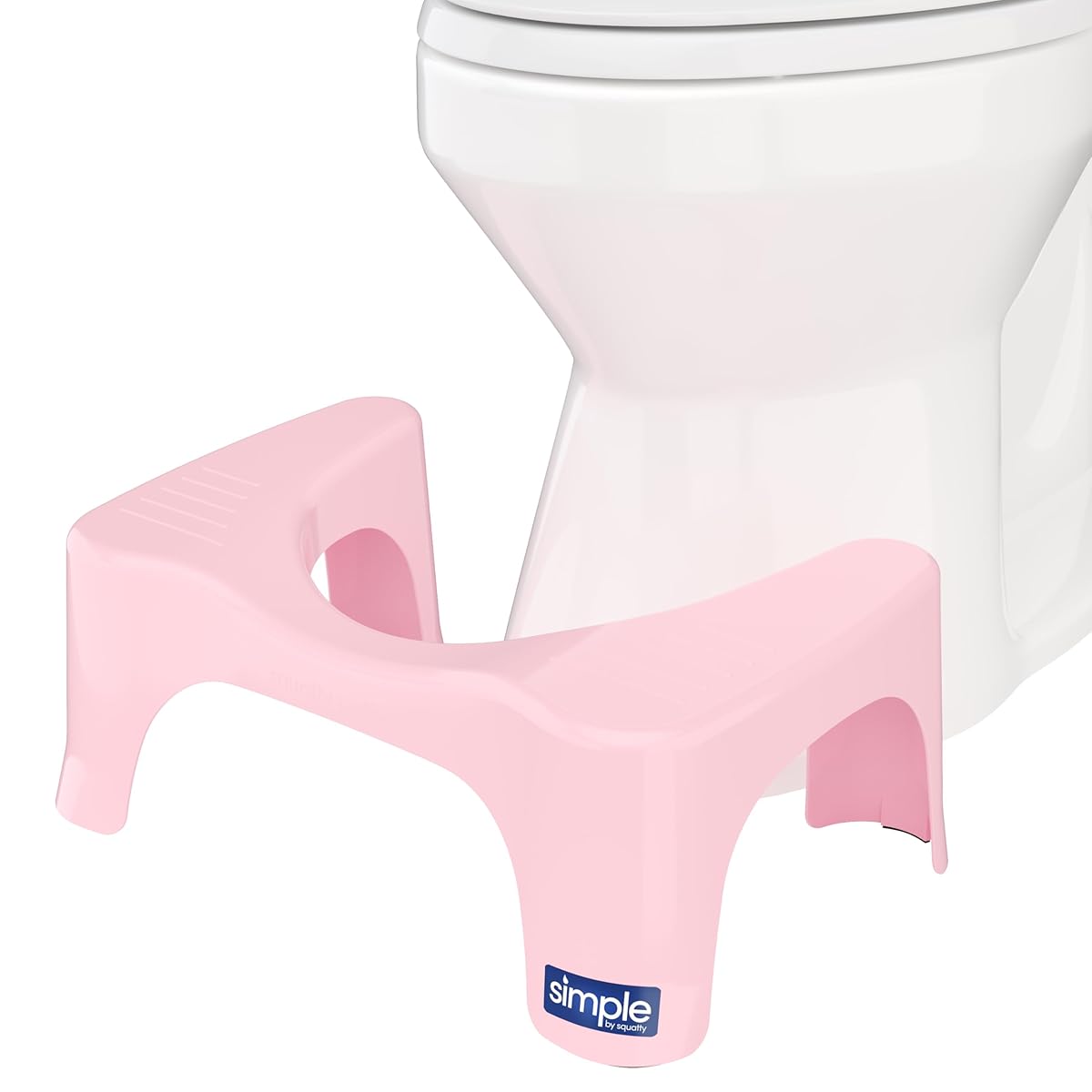 Bathroom Toilet Stool Squatting Toilet Stool Constipation Stool Squatty Potty The Original Bathroom Toilet Stool, Curve Lightweight with Sleek and Modern Design, Black, 7"
