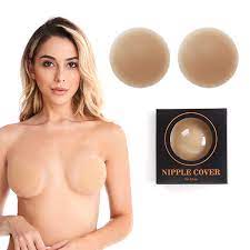 Nipple Covers 1 Pair Soft Reusable Self Adhesive Nipple Covers Women Silicone Nipple Covers -Nipple Cover Reusable Silicone Nipple Covers Self Adhesive Bra Pad Nipple Covers Stickers 1 Pair