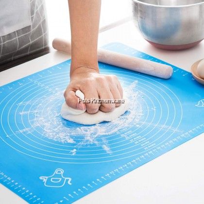 Measurements Silicon Non-Stick Kneading Dough Pastry Mat Non Slip Silicon Kneading Mats 40x60cm Full Size Large Silicone Baking Mat with Measurements - Non-Stick Pastry Mats for Rolling Dough