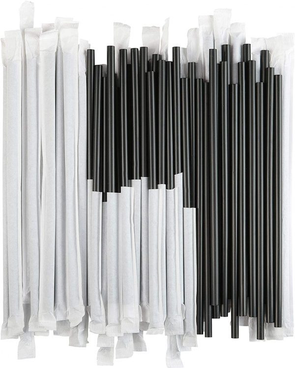 Black Plastic Drinking Straws Wedding Party Supplies Plastic Sip Straws 100 Black Plastic Mini Cocktail Straws For Celebration Drinks Party Supplies