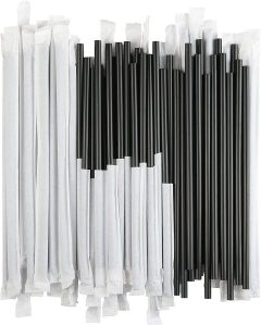 Black Plastic Drinking Straws Wedding Party Supplies Plastic Sip Straws 100 Black Plastic Mini Cocktail Straws For Celebration Drinks Party Supplies