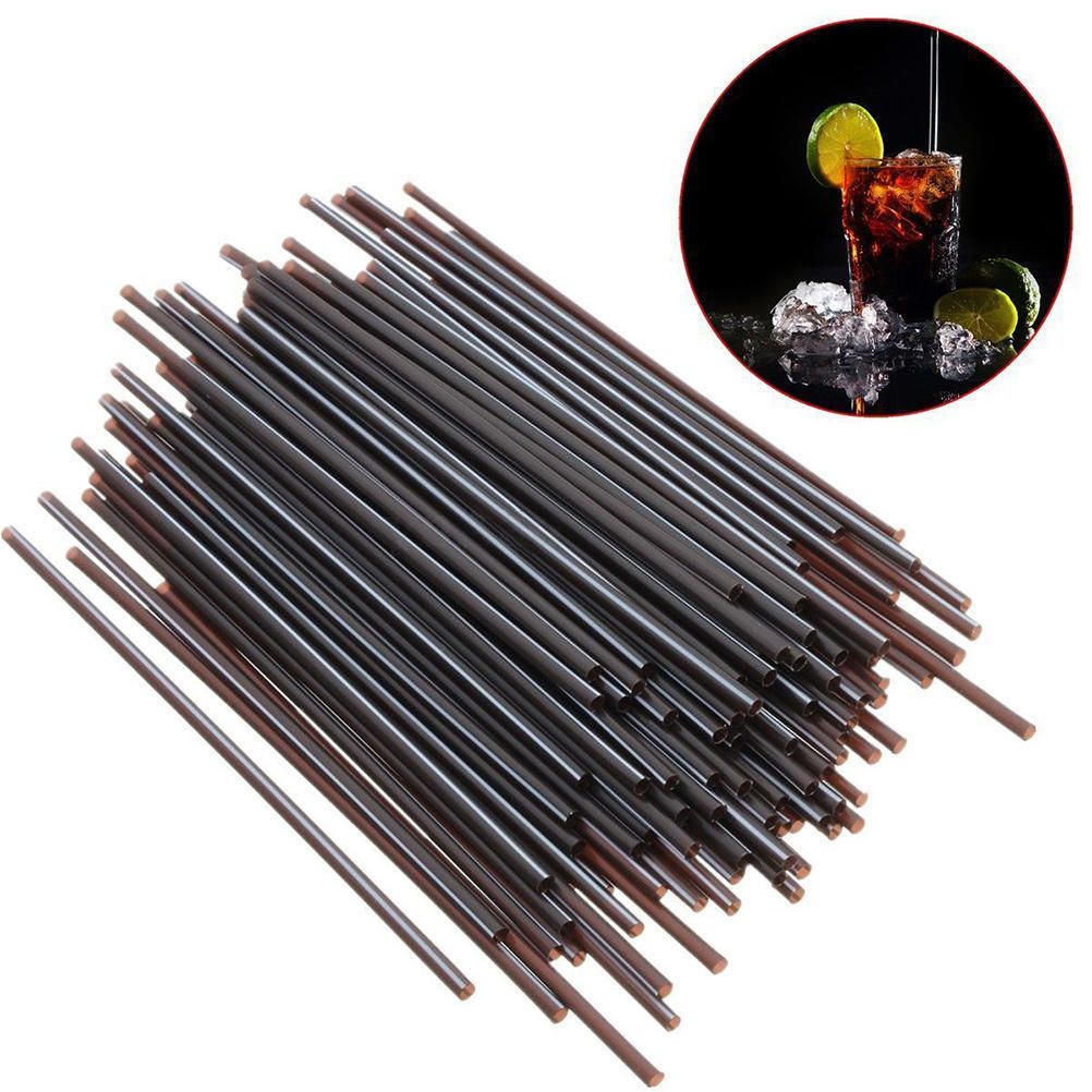 Black Plastic Drinking Straws Wedding Party Supplies Plastic Sip Straws 100 Black Plastic Mini Cocktail Straws For Celebration Drinks Party Supplies