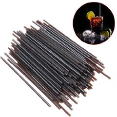 Black Plastic Drinking Straws Wedding Party Supplies Plastic Sip Straws 100 Black Plastic Mini Cocktail Straws For Celebration Drinks Party Supplies