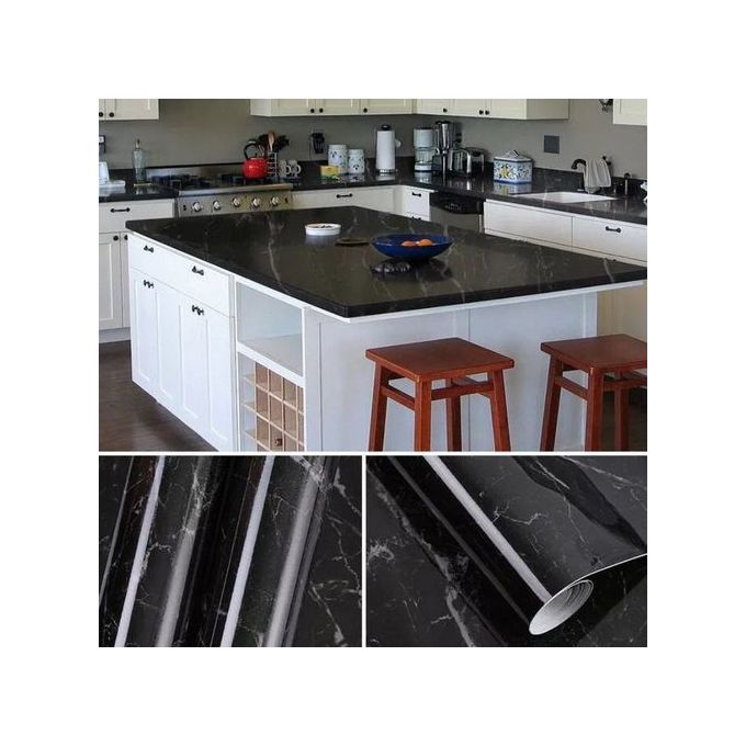 Self Adhesive Marble Vinyl Wallpaper Roll Self-Adhesive Contact Paper Marble Contact Paper Counter Top Covers Peel and Stick Waterproof Removable Wall Paper