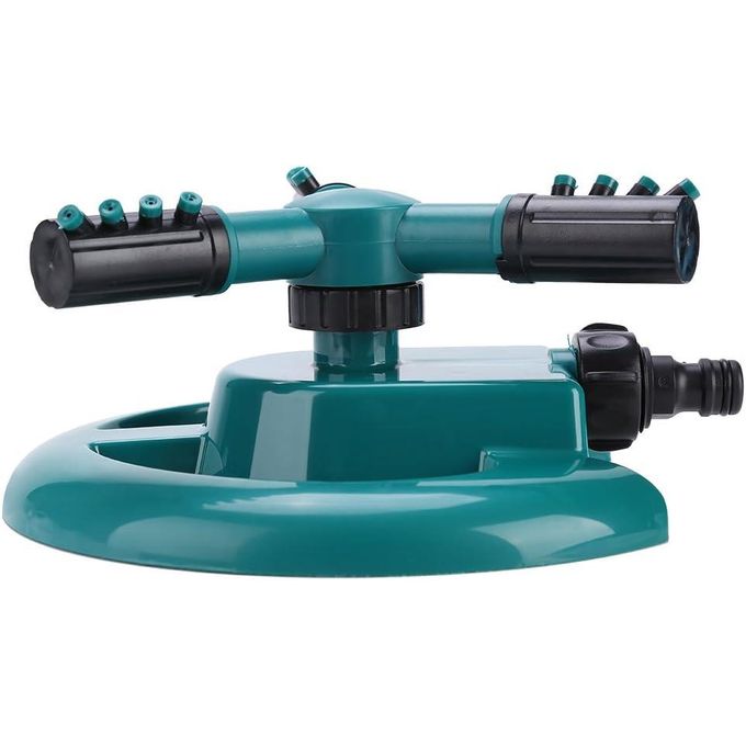 Sprinkler Rotating 3 Arm Sprinkler Irrigation Water Sprayers Garden Sprinkler Adjustable Lawn Sprinkler 360 Degree Garden Lawn Automatic Sprinkler