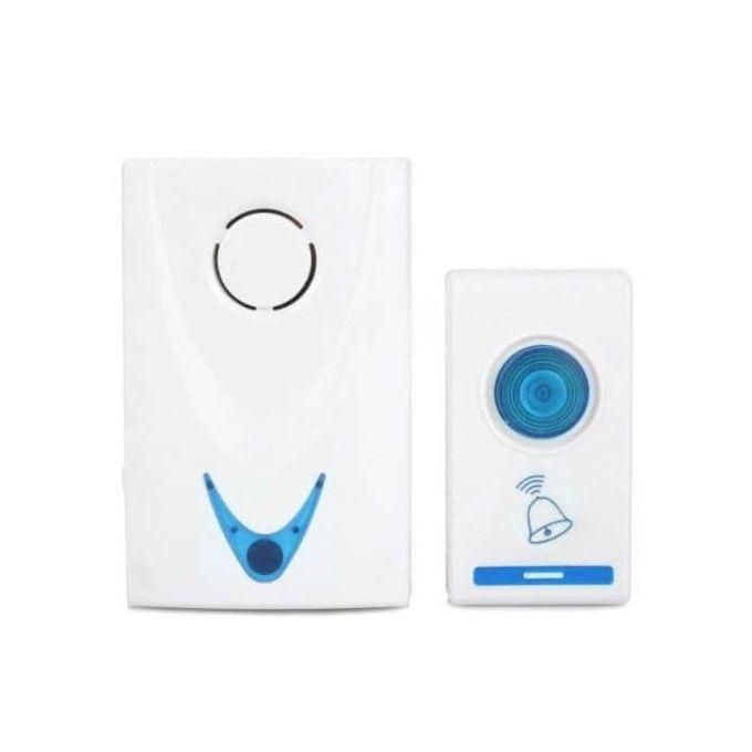 Remote Controlled Wireless Chime Door Bell - 36 Tunes, Battery & AC Powered, No Wiring Required multicolor