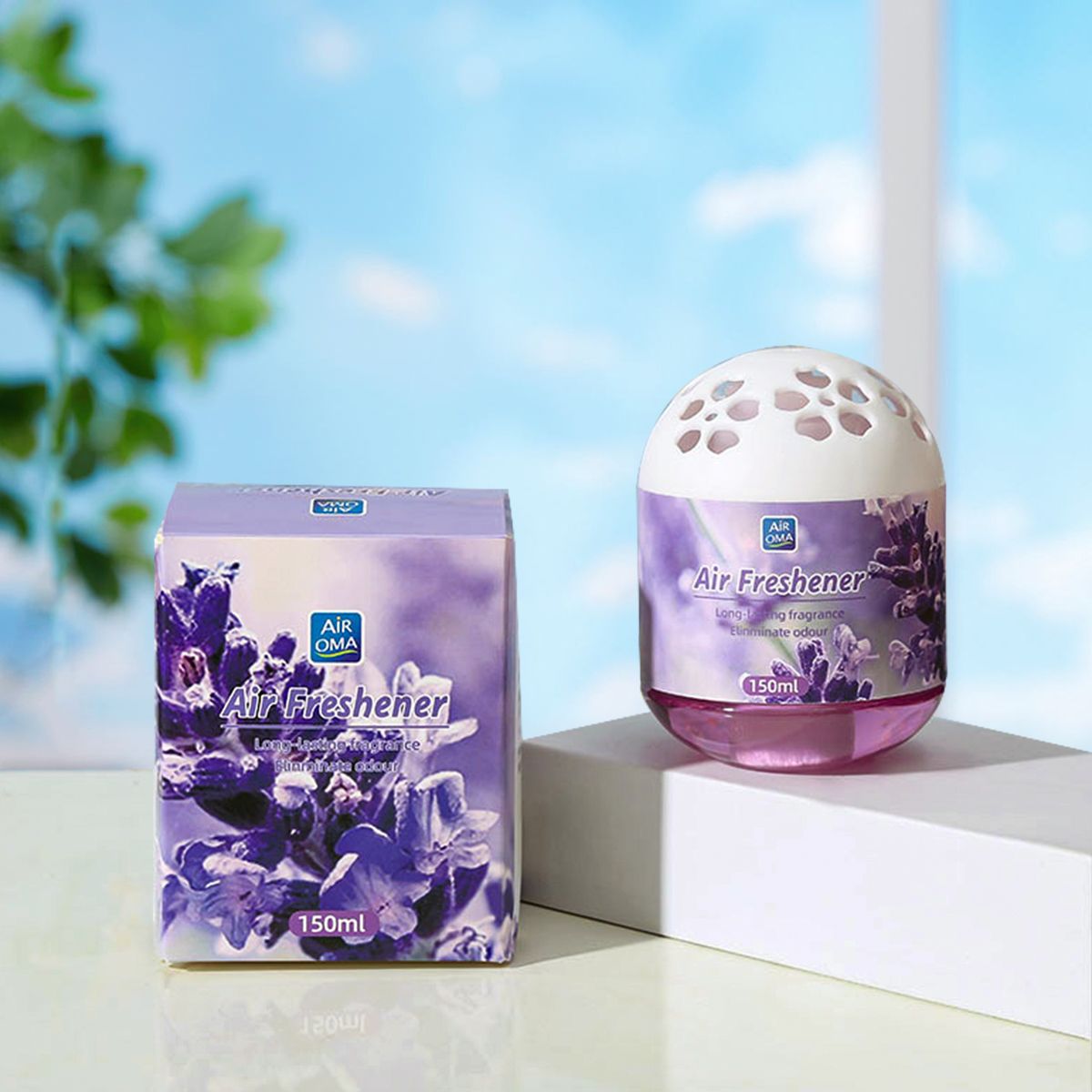 Air Freshener Ionized Water Essential Oil Solvent for Car Home Office 150ml Long Lasting Deodorizer Odor Eliminator for Toilet Wardrobe Shoe Car Air Freshener / Car Perfume / Room Air Freshener 150ML