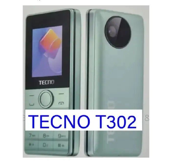 Tecno T302 mobile phone Dual Sim Up to 32GB memory card slot LED Torch Back Camera FM Radio Loudspeaker KADUDE KABAMBE