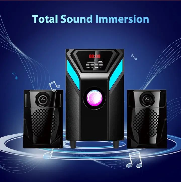 TAGWOOD LS-421F 2.1CH 6000W PMPO WOOFER Home Audio SPEAKER BLUETOOTH/FM/SB/USB Subwoofer Speaker System