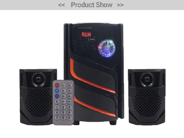 TAGWOOD LS-421E 2.1CH 6000W PMPO WOOFER Home Audio SPEAKER BLUETOOTH/FM/SB/USB Subwoofer Speaker System