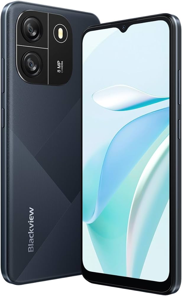 Blackview Wave 6C Smartphone 4(2+2)GB RAM+32GB ROM 6.5 Inches HD+IPS (Dual SIM), 5100mAh Face unlock Android 13 Smartphone