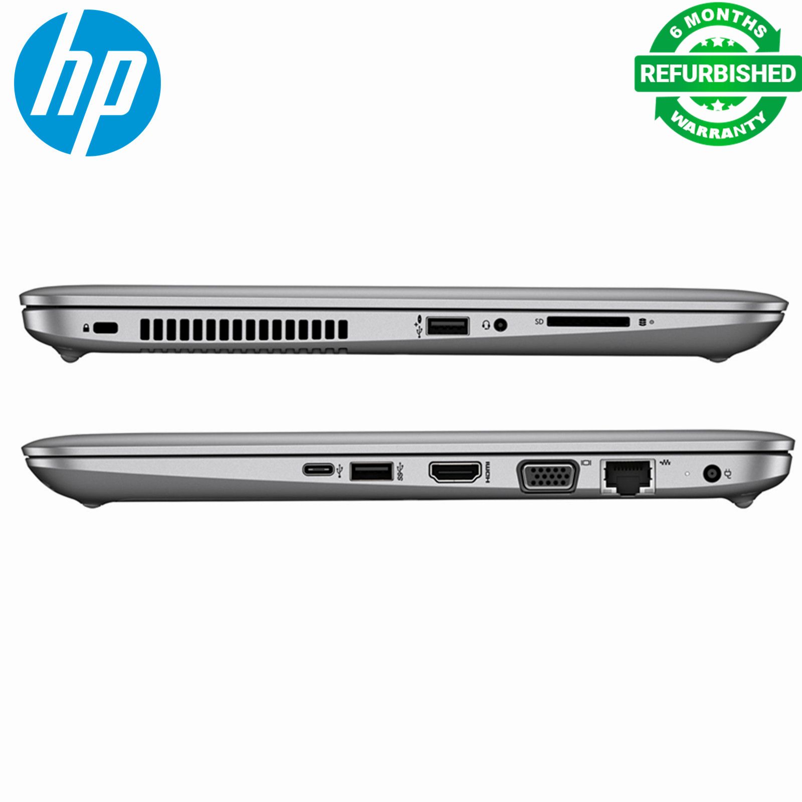 (i5 8th Gen+8GB+500GB+Mouse)Refurbished HP 430 G5 Laptop i5 8th 8GB RAM 500GB HDD 2.45 Ghz 14" FHD Display Windows 11 Student Notebook Laptops Computer