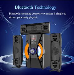 Vitron 3.1CH V642 X-Bass Home Theatre System with Remote Control Bluetooth Woofer Speaker System Subwoofer Home Audilo System USB SD MP3 FM Radio 10000W