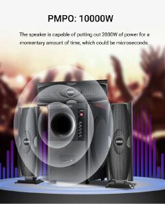 Vitron 3.1CH V635 X-Bass Home Theatre System with Remote Control Bluetooth Woofer Speaker System Subwoofer Home Audilo System USB SD MP3 FM Radio 10000W