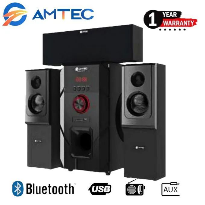 Amtec 731 3.1CH HI-FI Subwoofer Home Theatre system 20000W FM/BT/SD/USB sub woofer SPEAKER SYSTEM