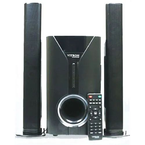 Vitron 2.1CH Multimedia Bluetooth Woofer Speaker System V527 Subwoofer Soundbar BT/USB/SD/FM Subwoofer Home Audilo System Soundbar with Remote Control 9000W V527