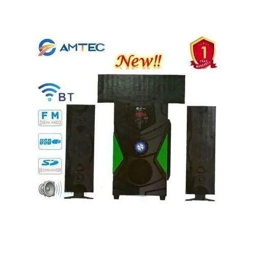 Amtec 312 3.1 CH Bluetooth Sub-woofer 12000W Woofer Speaker Super Bass Sound High-tech MultimediaAux/FM ready USB support Home theatre speaker system 1 year warranty
