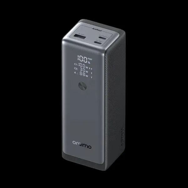 Oraimo Powerjet 130W 27600mAh 130 727 Square Power Jet Laptop Power Bank Phone Powerbank Ultra-Fast Charging Power Bank For type C Smartphones Laptops Tablets
