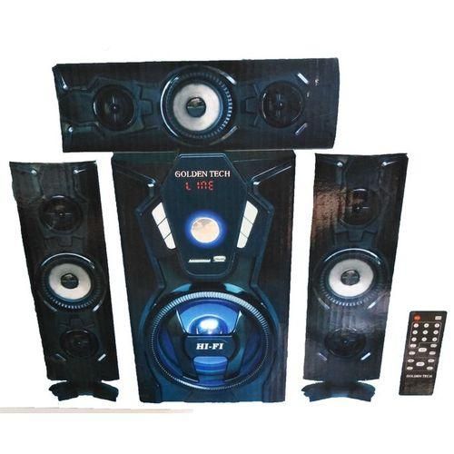 Golden Tech GT-265BT 3.1CH Subwoofer Hi-Fi Woofer 10000W P.M.P.O Home Theatre Speaker system AC/DC FM Woofer Multimedia Speaker system