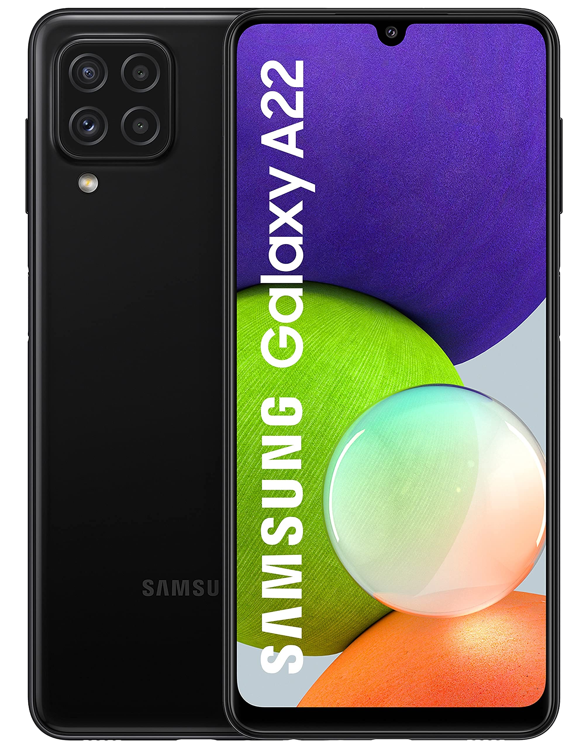 Refurbished Phone Samsung Galaxy A22  6.6 inch 4GB+128GB dual sim 48mp+8mp 5000mah clean screen Samsung A22 smartphone