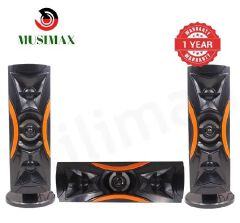 MUSIMAX LM-1108 Woofer 3.1CH Bluetooth Woofer Home Theater System Speaker Systems Subwoofer USB/SD/FM Home Audio System with Remote Control 12000W PMPO