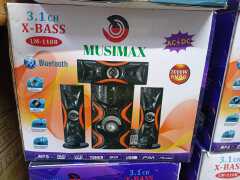 MUSIMAX LM-1108 Woofer 3.1CH Bluetooth Woofer Home Theater System Speaker Systems Subwoofer USB/SD/FM Home Audio System with Remote Control 12000W PMPO