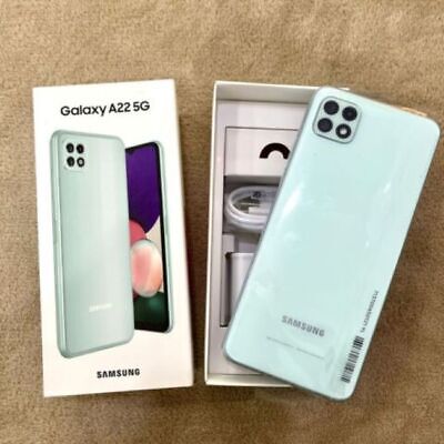 (Free Power Bank)Refurbished Phone Samsung Galaxy A22 6.6 inch 4GB+128GB dual sim 48mp+8mp 5000mah clean screen Samsung A22 smartphone