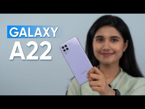 (Free Power Bank)Refurbished Phone Samsung Galaxy A22 6.6 inch 4GB+128GB dual sim 48mp+8mp 5000mah clean screen Samsung A22 smartphone