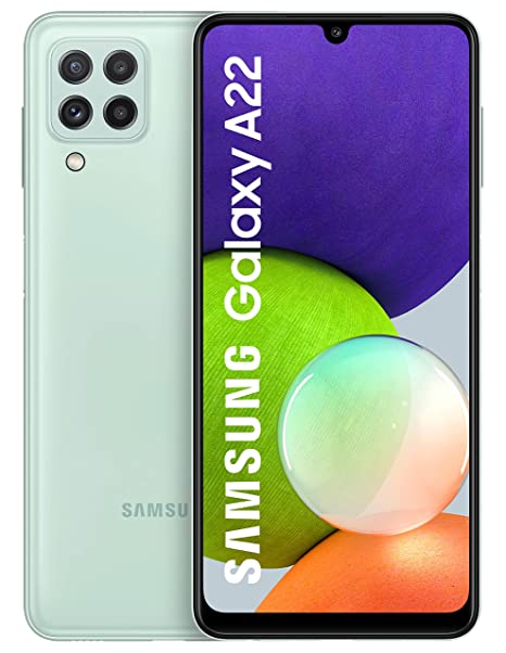 (Free Power Bank)Refurbished Phone Samsung Galaxy A22 6.6 inch 4GB+128GB dual sim 48mp+8mp 5000mah clean screen Samsung A22 smartphone
