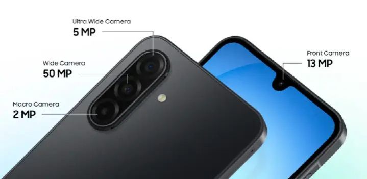 Samsung Galaxy A17 5G 6.7'' 128 GB ROM + 6 GB RAM 5000 mAh 50 MP+ 13 MP camera Android 15 Exynos 1330Octa-core Super AMOLED Fingerprint (side-mounted) smartphones, samsung a17