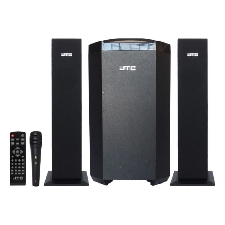 TC J-801 Pro 2.1CH SUB Bluetooth Woofer HI-FI Sound Multimedia Speaker System default original-BT/FM-12000W + Microphone With Remote Control