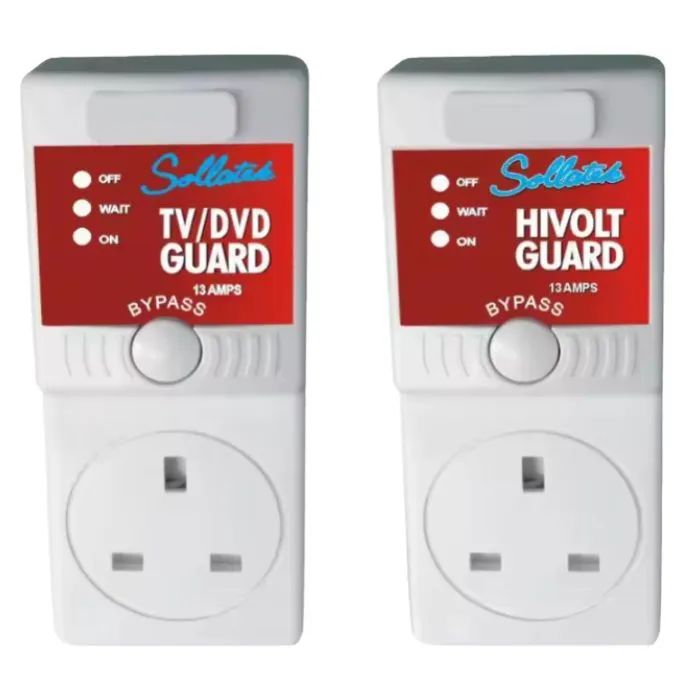 TV Guard/DVD Guard - White Fridge Guard FK 13A Fridge Guard Electronics Blue Low Voltage Stabilizer Default Surge Protector Voltage Protector for Home Appliances High