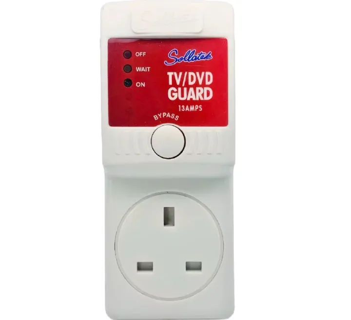 TV Guard/DVD Guard - White Fridge Guard FK 13A Fridge Guard Electronics Blue Low Voltage Stabilizer Default Surge Protector Voltage Protector for Home Appliances High